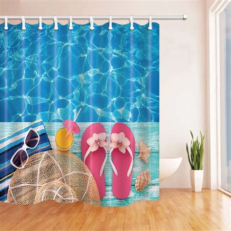 Browse Freely. . Flip flop shower curtain